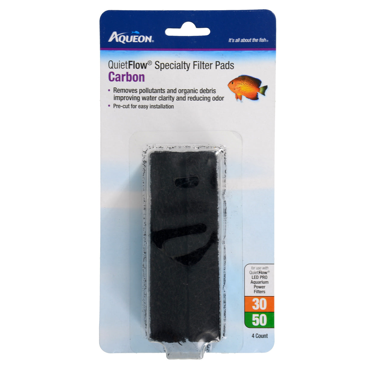 AQUEON QUIET FLOW CARBON PADS