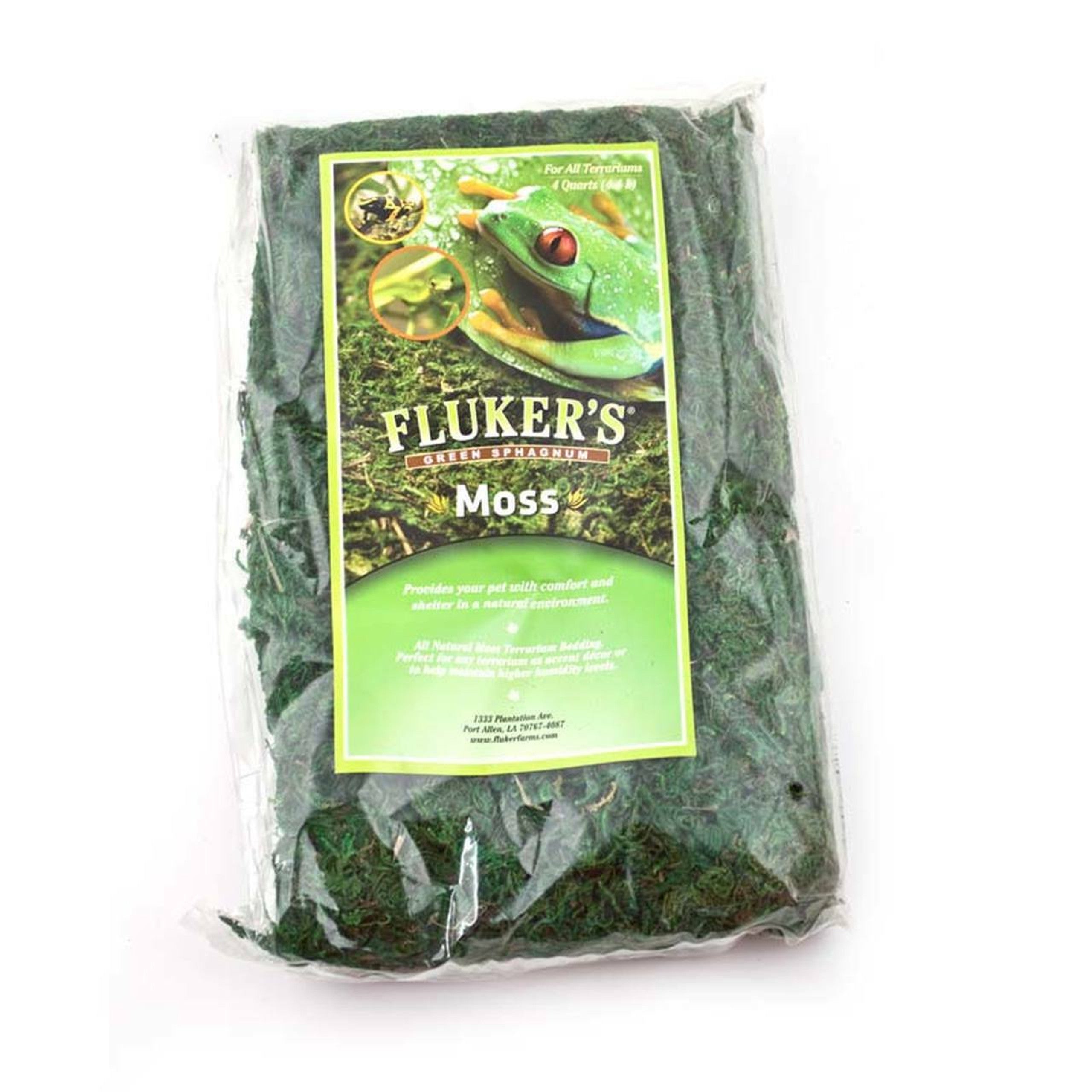 Flukers Green Sphagnum Moss (4quart)