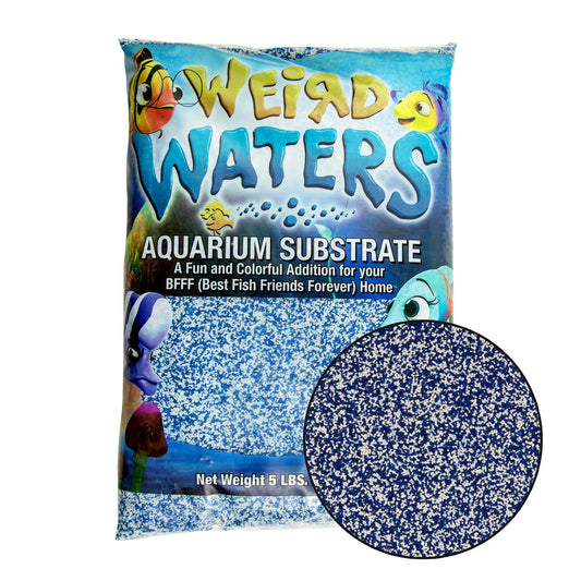 Weird Waters Aquarium Substrate - Blue Zoo Blue - 5lbs