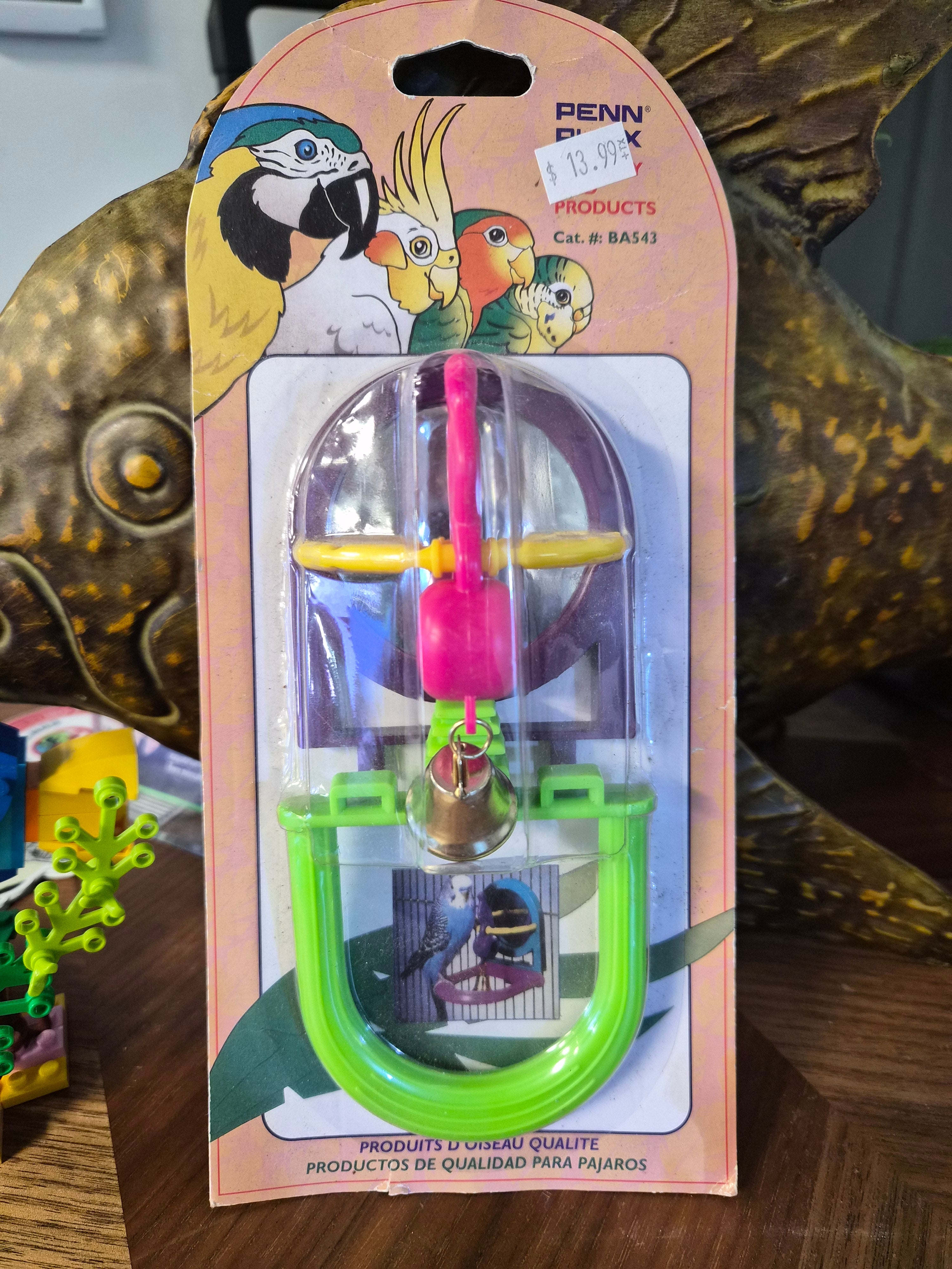 Penn Plax Bird Bell & Mirror