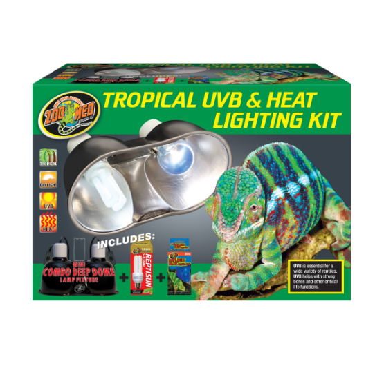 ZooMed Tropical UVB & Heat Lighting Kit